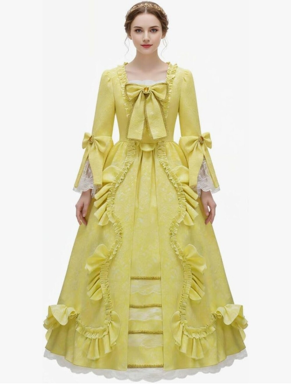 Marie Antoinette Costume Ball Gown 18th Century Victorian Rococo Dress For Women